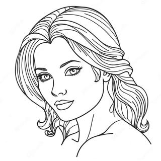 Page à colorier d'art sensuel | Page de coloriage Explicite