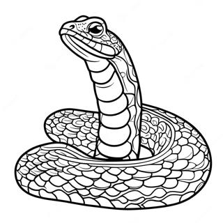 Page à colorier Boa Constrictor | Page de coloriage Boa Constrictor