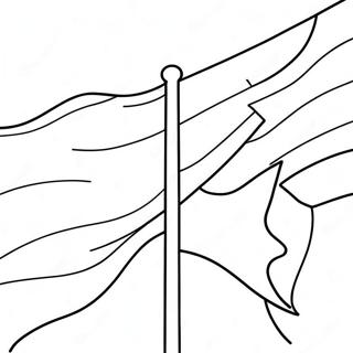 Page à colorier du drapeau de la fierté trans | Page de coloriage Trans