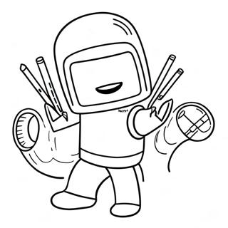 Page à colorier Noob Roblox | Page de coloriage Roblox Noob
