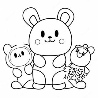 Page à colorier BT21 | Page de coloriage BT21