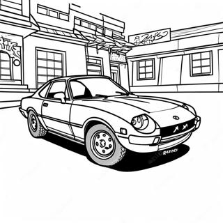 Page à colorier de Mazda | Page de coloriage Mazda
