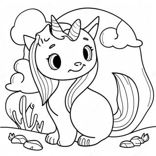 Page à colorier de Vanny | Page de coloriage Vanny