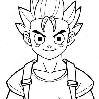 Page à colorier de l'aventure de Gon Freecss | Page de coloriage HxH
