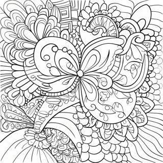 Page à colorier d'ornement simple | Page de coloriage Ornement Simple
