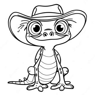 Page à colorier Rango | Page de coloriage Rango