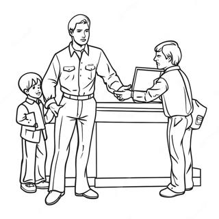 Page à colorier de responsabilité | Page de coloriage Responsabilité