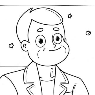 Page à colorier de Doug | Page de coloriage Doug