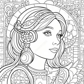 Page à colorier d'art pixel | Page de coloriage Art Pixel