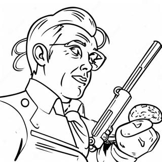 Page à colorier Scarlet Overkill | Page de coloriage Scarlet Overkill