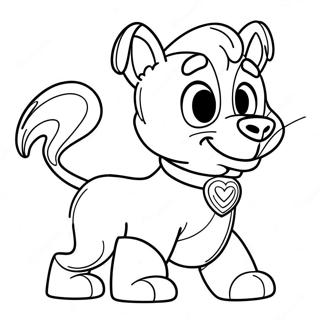Page à colorier le brave Underdog en action | Page de coloriage Underdog