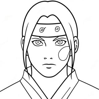Page à colorier Itachi Uchiha | Page de coloriage Itachi Naruto