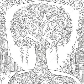 Gustav Klimt Coloriages