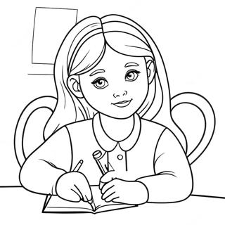 Page à colorier Hannah | Page de coloriage Hannah