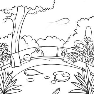 Page à colorier Jardin botanique | Page de coloriage Botanique