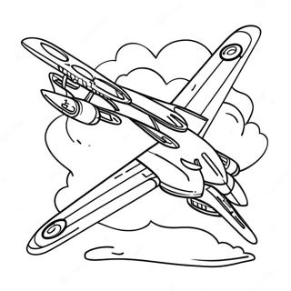 Page à colorier du B2 Bomber volant haut | Page de coloriage Bombardier B2