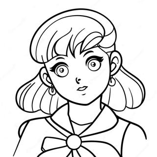 Page à colorier de Sailor Jupiter | Page de coloriage Sailor Jupiter