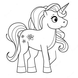 Page à colorier de licorne Poopsie | Page de coloriage Poopsie