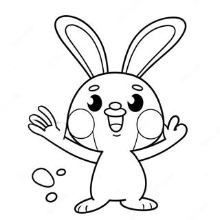 Page à colorier Rabbids | Page de coloriage Rabbids