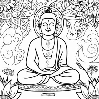 Page à colorier DBT de Pleine Conscience | Page de coloriage DBT