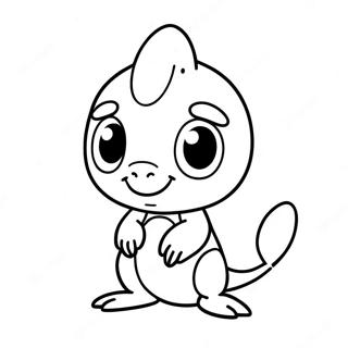 Page à colorier Sobble | Page de coloriage Sobble