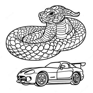 Page à Colorier un Viper | Page de coloriage Viper