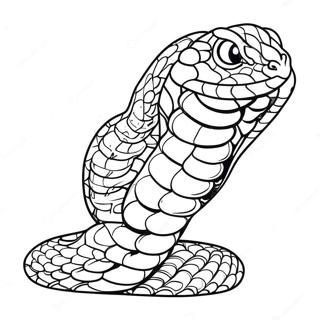 Page à Colorier un Viper Coloré Glissant | Page de coloriage Viper