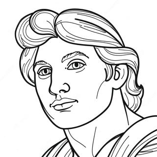 Page à colorier No David | Page de coloriage Non David