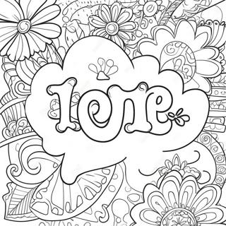 Pages à colorier Mots amusants | Page de coloriage Mot