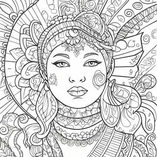 Page à colorier de Posca | Page de coloriage Posca