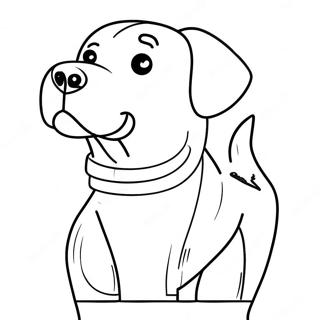 Page à colorier Labrador | Page de coloriage Labrador