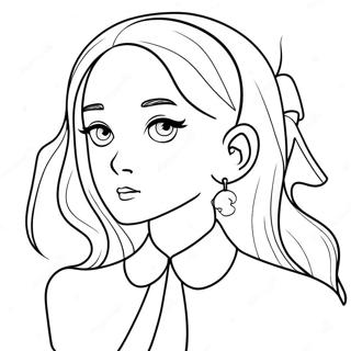 Page à colorier de Loona Helluva Boss | Page de coloriage Loona Helluva Boss