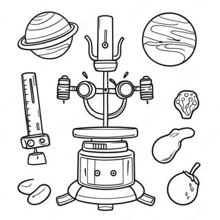 Page à colorier Sciences physiques | Page de coloriage Sciences Physiques