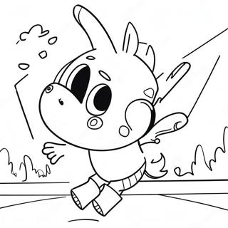 Page à colorier de Pablo Backyardigans | Page de coloriage Pablo Backyardigans