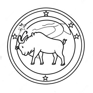 Page à colorier du drapeau de l'État du Colorado | Page de coloriage Colorado