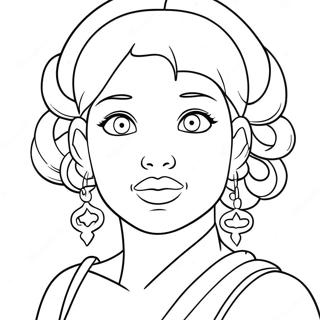 Page à colorier de Mina Ashido | Page de coloriage Mina Ashido