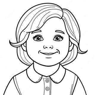 Page à colorier de Riley | Page de coloriage Riley