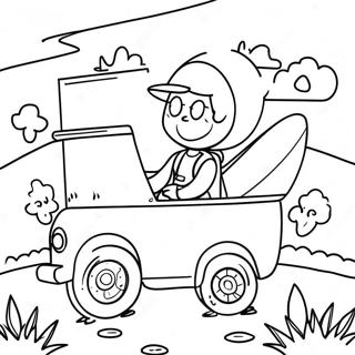 Page à colorier Riley Aventurier | Page de coloriage Riley