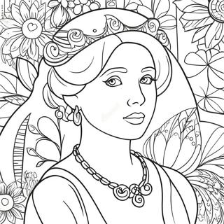 Page à colorier Pénélope | Page de coloriage Pénélope