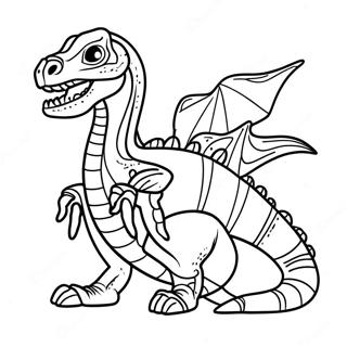 Page à colorier Scorpius Rex | Page de coloriage Scorpius Rex