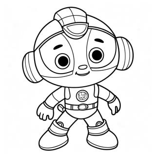 Page à colorier de Super Pourquoi | Page de coloriage Super Pourquoi