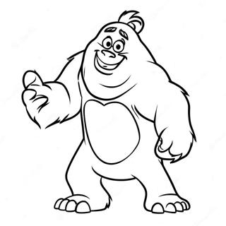 Page à colorier de Smallfoot | Page de coloriage Pied Petit