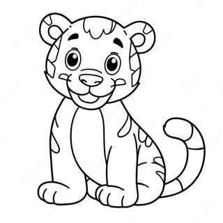 Page à colorier Tigger | Page de coloriage Tigger