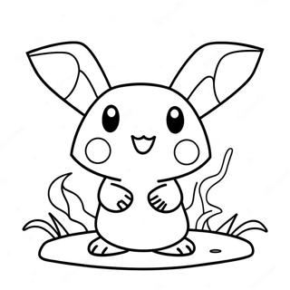 Page à Colorier Mimikyu | Page de coloriage Mimikyu