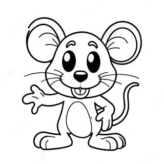 Page à Colorier Jerry Souris | Page de coloriage Souris Jerry