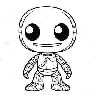 Page à colorier de Sackboy | Page de coloriage Sackboy