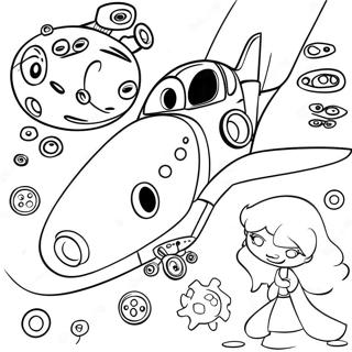 Page à colorier Rivets rouillés | Page de coloriage Rivets Rouillés
