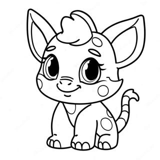 Page à colorier de Baby Bop | Page de coloriage Bébé Bop
