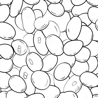 Page à colorier de bonbons gélifiés | Page de coloriage Dragées
