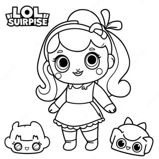 Page à colorier des poupées LOL Surprise | Page de coloriage LOL Surprise
